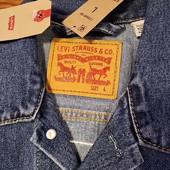 Miller High Life x Levi's Denim Trucker Jacket (new with tags) - Picture 11 of 12